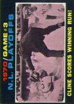 1971 Topps Baseball Cards      201     Ty Cline NLCS